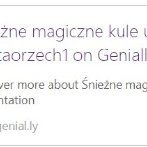 Śnieżne magiczne kule uczniów klasy 1a i 3a