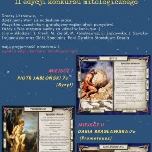 Wyniku konkursu mitologicznego