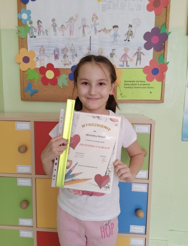 Podsumowanie konkursu dla klas 1-3 „Pocztówka z wakacji”