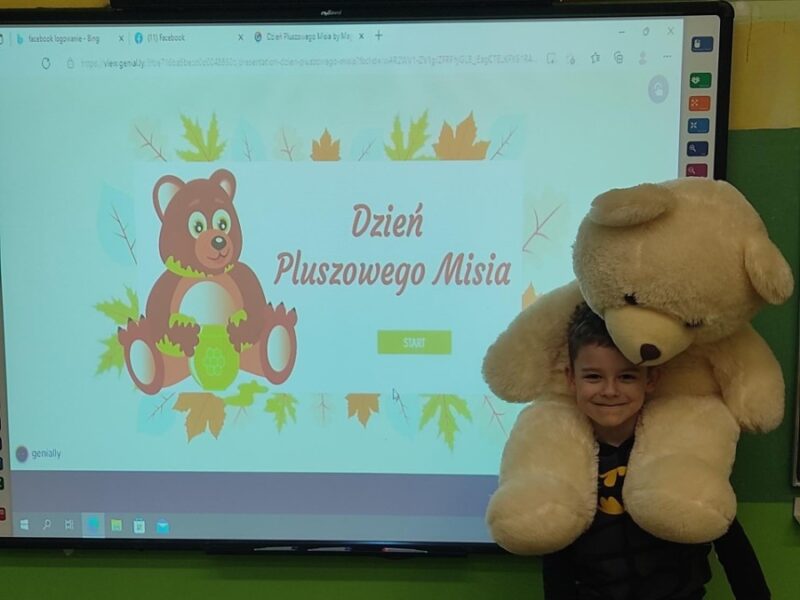 Dzień Pluszowego Misia w kl.1a