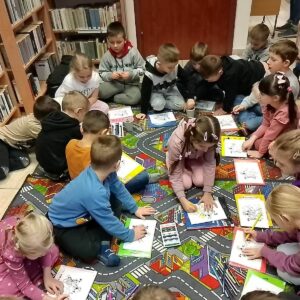 ,,Kubuś Puchatek” zajęcia w bibliotece – grupa 01