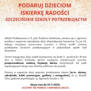 Zbiórka fantów – podaruj Dzieciom Iskierkę Radości!