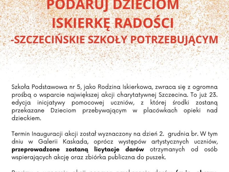 Zbiórka fantów – podaruj Dzieciom Iskierkę Radości!