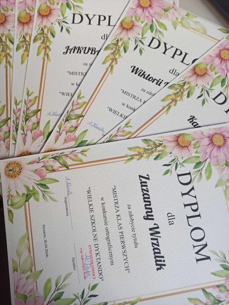 Wyniki konkursu ortograficznego „Wielkie Szkolne Dyktando”
