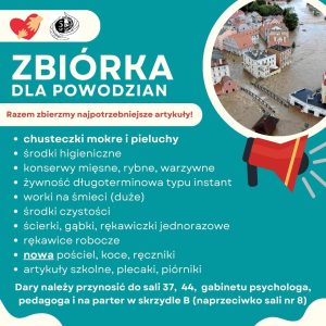 Zbiórka dla powodzian!