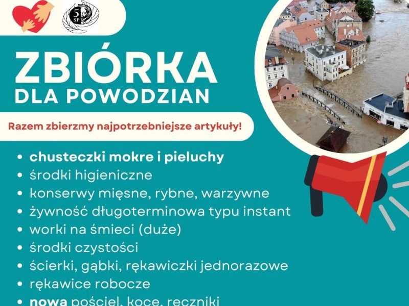 Zbiórka dla powodzian!