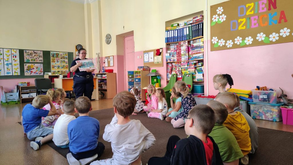 Wizyta Straży Miejskiej w przedszkolu
