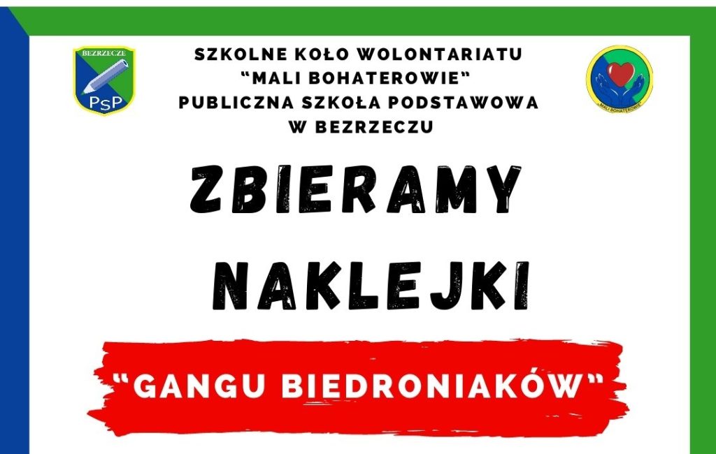 Akcja „Zbieramy naklejki Gangu Biedroniaków”