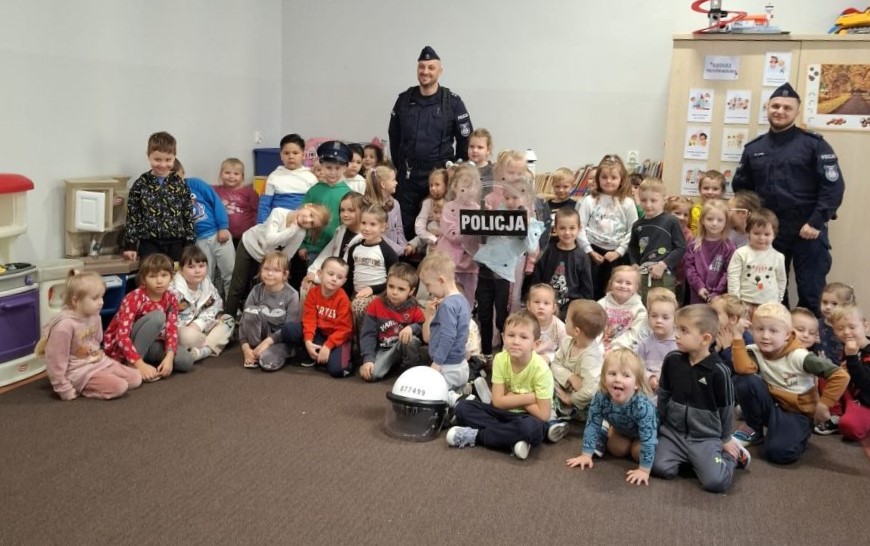 Wizyta policjantów z Oddziału Prewencji w Szczecinie