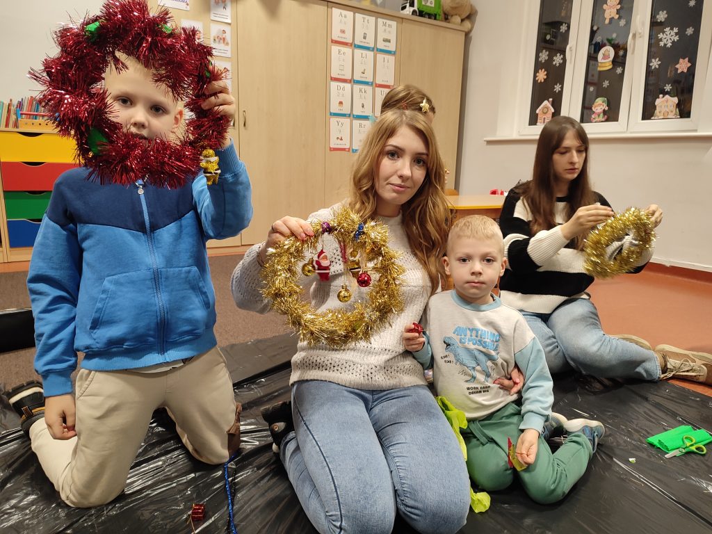 Warsztaty świąteczne z rodzicami w OP1