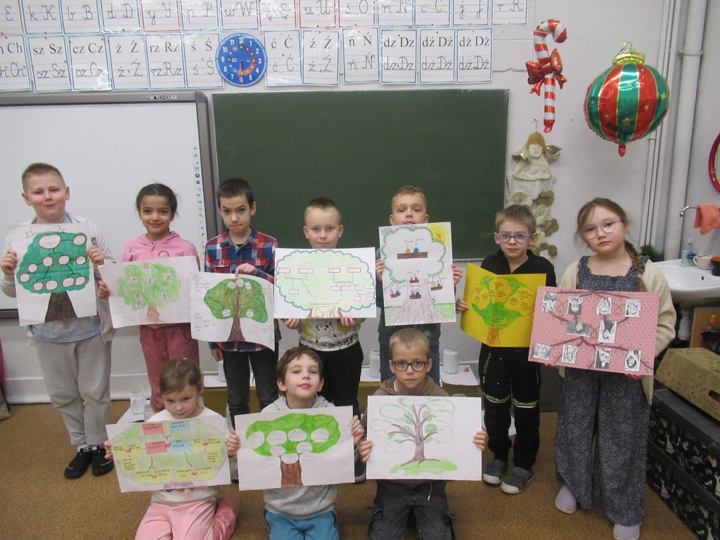 „My family tree”- prezentacja w klasie 2b