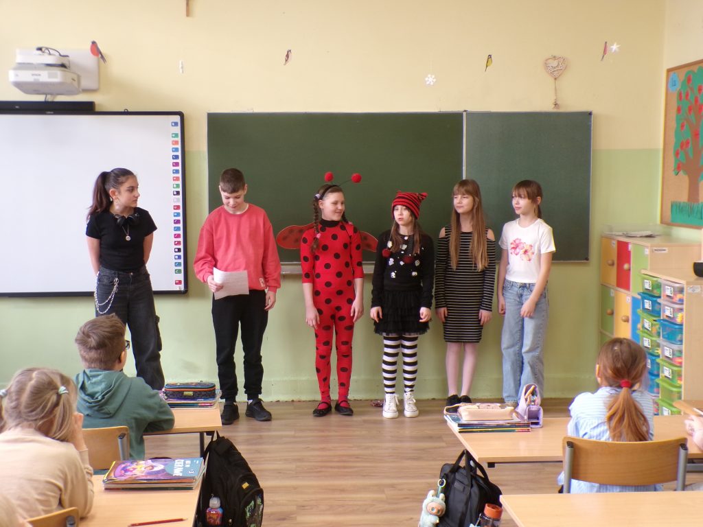 Spotkanie koła czytelniczego z klasą 1a