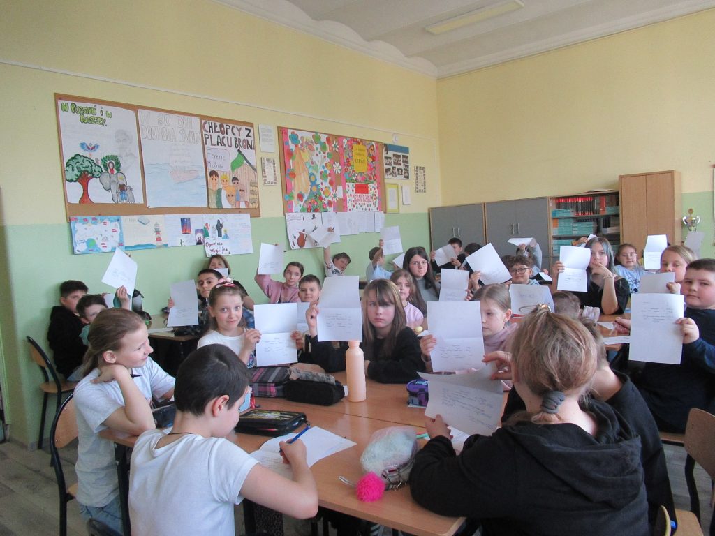 Razem się uczymy – lekcja koleżeńska klas 3a i 5a