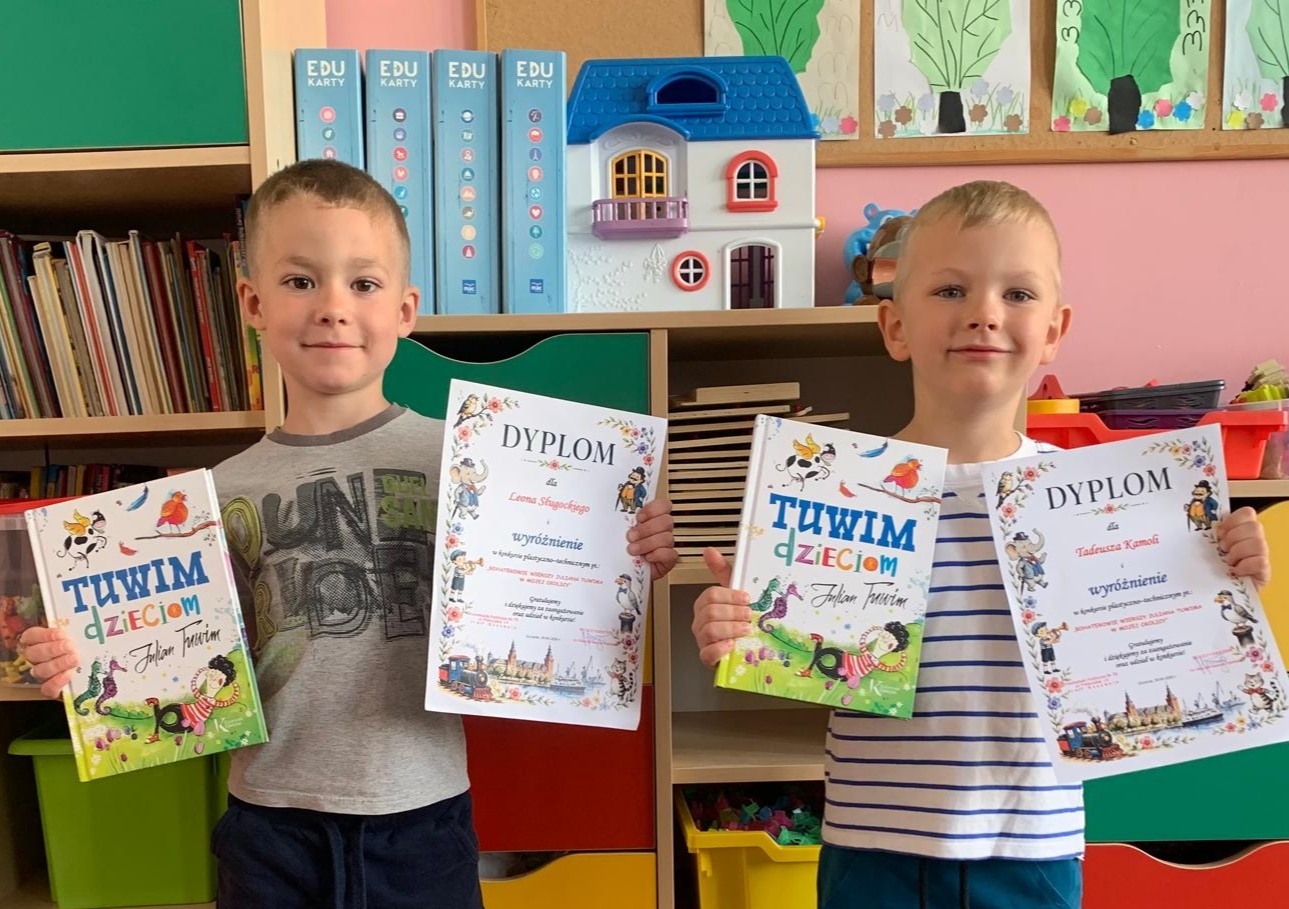 Wyniki konkursu „Bohaterowie wierszy Juliana Tuwima w mojej okolicy”