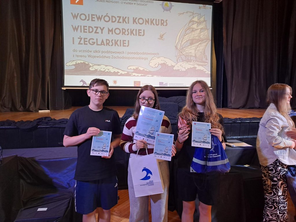 Uroczystość rozdania nagród w Wojewódzkim Konkursie Wiedzy Morskiej i Żeglarskiej
