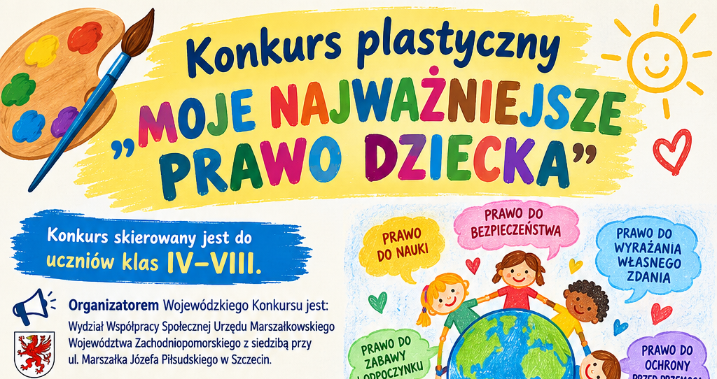 Konkurs plastyczny „Moje Najważniejsze Prawo Dziecka”